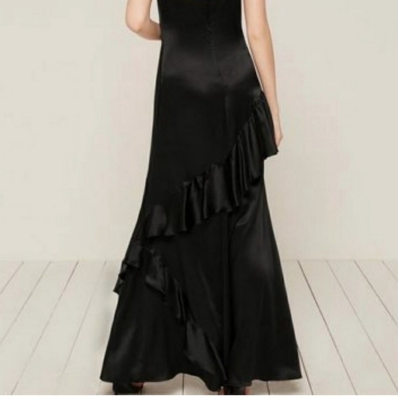 NWOT Reformation Angelica Ruffle Silk Maxi Dress - Picture 3 of 10